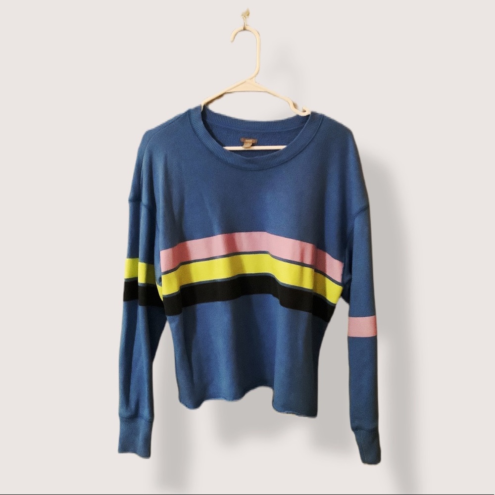 American Eagle sweater with stripes.